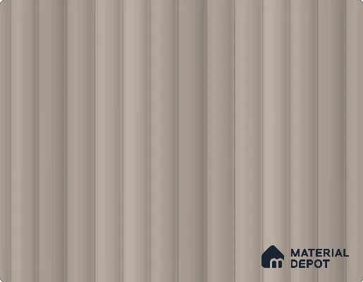 Foreshore Fluted Look LM 26723 8 ft x 4 ft Flute Finish Decorative Laminate- 1 mm | Ideal For Living room, bedroom, and kitchen cabinets