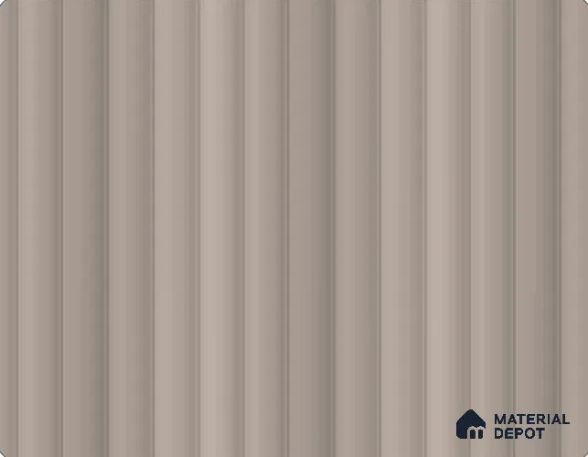 Foreshore Fluted Look LM 26723 8 ft x 4 ft Flute Finish Decorative Laminate- 1 mm | Ideal For Living room, bedroom, and kitchen cabinets