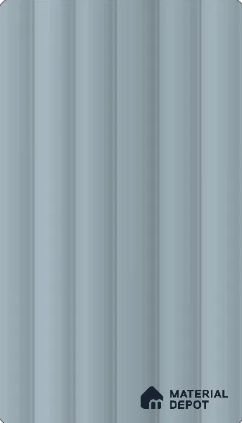 Marine Blue Fluted Look LM 26724 8 ft x 4 ft Flute Finish Decorative Laminate- 1 mm | Ideal For Living room, bedroom, and kitchen cabinets