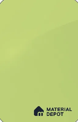 P. Green Solid Colors Look LM 26734 8 ft x 4 ft High Gloss Finish Decorative Laminate- 1 mm | Ideal For Living room, bedroom, and kitchen cabinets