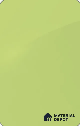 P. Green Solid Colors Look LM 26734 8 ft x 4 ft High Gloss Finish Decorative Laminate- 1 mm | Ideal For Living room, bedroom, and kitchen cabinets