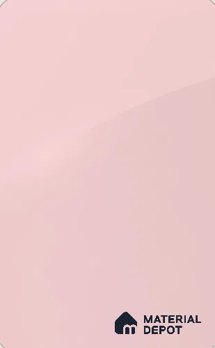 Mystic Pink Solid Colors Look LM 26793 8 ft x 4 ft High Gloss Finish Decorative Laminate- 1 mm | Ideal For Living room, bedroom, and kitchen cabinets