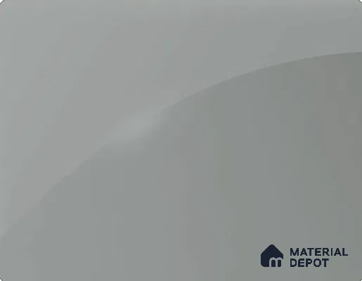 Dove Grey Solid Colors Look LM 26804 8 ft x 4 ft High Gloss Finish Decorative Laminate- 1 mm | Ideal For Living room, bedroom, and kitchen cabinets