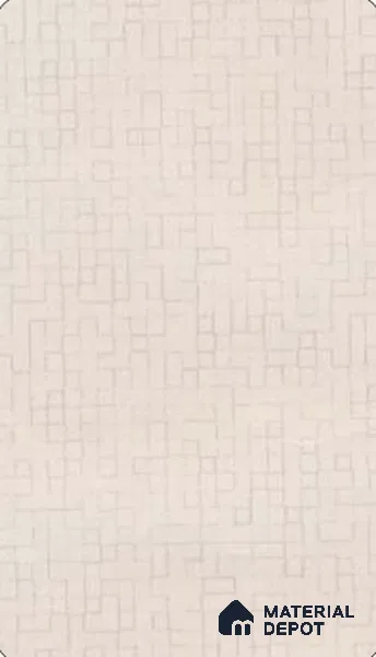 Mazescape Ivory Patterned Look LM 26836 8 ft x 4 ft High Gloss Finish Decorative Laminate- 1 mm | Ideal For Living room, bedroom, and kitchen cabinets