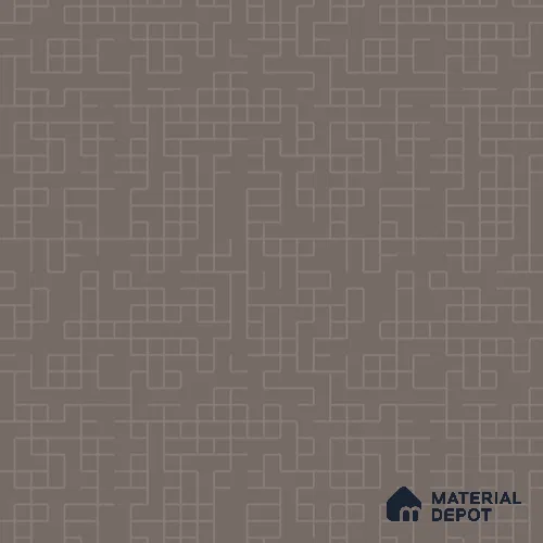 Mazescape Brown Patterned Look LM 26910 8 ft x 4 ft Dry Matt Finish Decorative Laminate- 1 mm | Ideal For Living room, bedroom, and kitchen cabinets