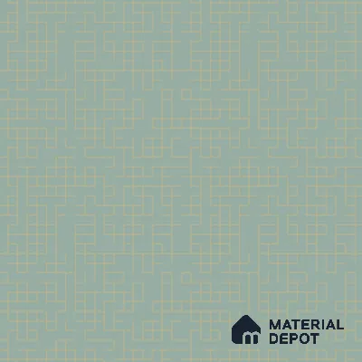 Mazescape Green Patterned Look LM 26911 8 ft x 4 ft Dry Matt Finish Decorative Laminate- 1 mm | Ideal For Living room, bedroom, and kitchen cabinets