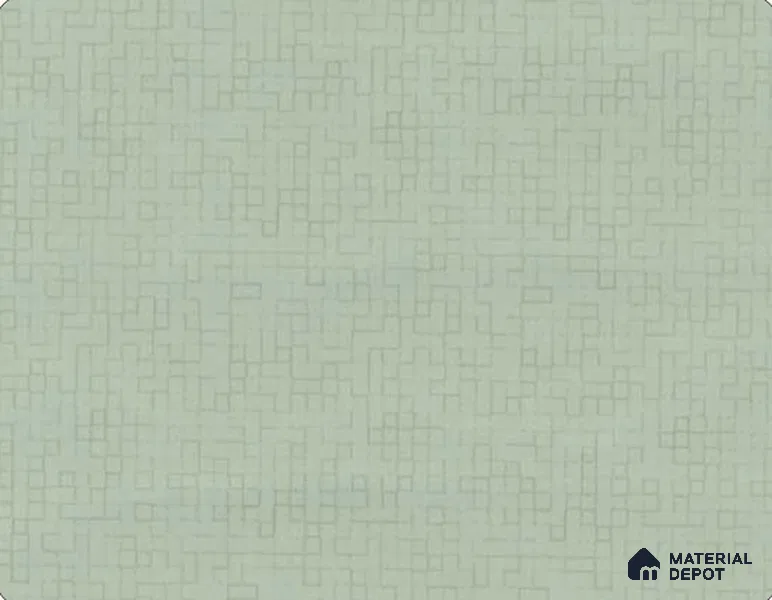 Mazescape Green Patterned Look LM 26839 8 ft x 4 ft High Gloss Finish Decorative Laminate- 1 mm | Ideal For Living room, bedroom, and kitchen cabinets