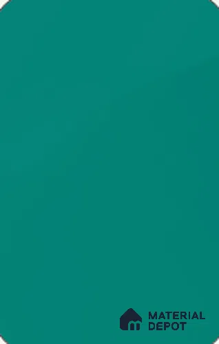 Oasis Green Solid Colors Look LM 26741 8 ft x 4 ft High Gloss Finish Decorative Laminate- 1 mm | Ideal For Living room, bedroom, and kitchen cabinets