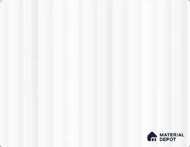White Fluted Look LM 26714 8 ft x 4 ft Flute Finish Decorative Laminate- 1 mm | Ideal For Living room, bedroom, and kitchen cabinets