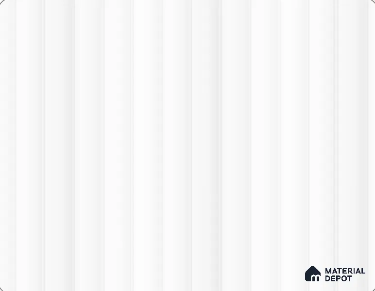White Fluted Look LM 26714 8 ft x 4 ft Flute Finish Decorative Laminate- 1 mm | Ideal For Living room, bedroom, and kitchen cabinets