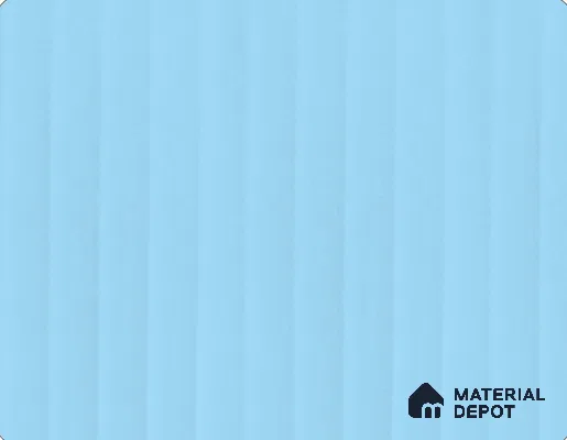 Sky Blue Fluted Look LM 26699 8 ft x 4 ft Glossy Flute Finish Decorative Laminate- 1 mm | Ideal For Living room, bedroom, and kitchen cabinets