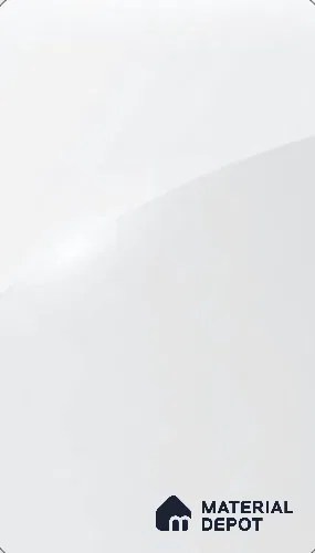 Simply White Solid Colors Look LM 26754 8 ft x 4 ft High Gloss Finish Decorative Laminate- 1 mm | Ideal For Living room, bedroom, and kitchen cabinets