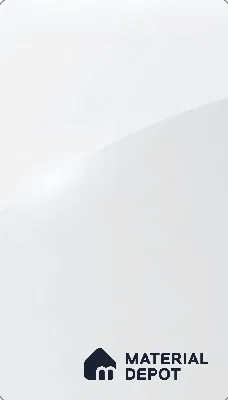Cream White Solid Colors Look LM 26755 8 ft x 4 ft High Gloss Finish Decorative Laminate- 1 mm | Ideal For Living room, bedroom, and kitchen cabinets