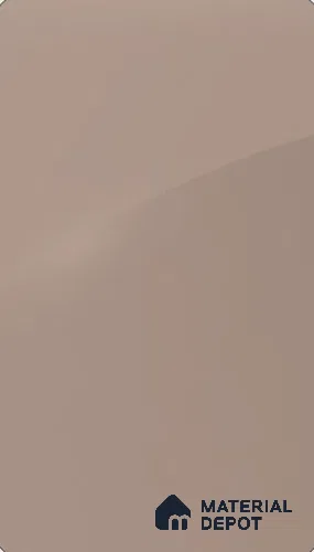 Light Umber Solid Colors Look LM 26757 8 ft x 4 ft High Gloss Finish Decorative Laminate- 1 mm | Ideal For Living room, bedroom, and kitchen cabinets