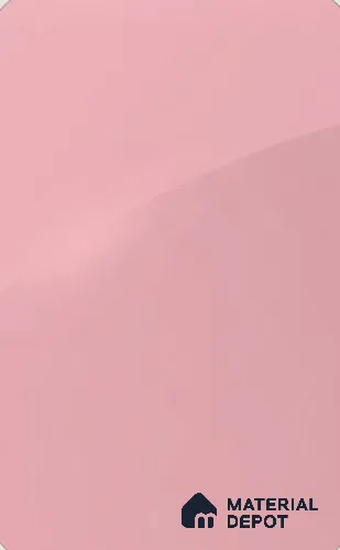 Ballerina Pink Solid Colors Look LM 26765 8 ft x 4 ft High Gloss Finish Decorative Laminate- 1 mm | Ideal For Living room, bedroom, and kitchen cabinets