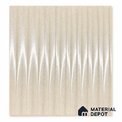 Grey Fluted look SR Crystal Z+ 0534 8 ft x 4 ft High Gloss Finish Decorative Laminate - 1.25 mm | Suitable for TV Unit, Wardrobe, Kitchen Cabinet