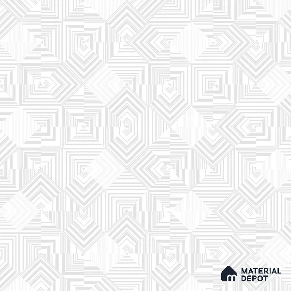 88530-1 | Off-White Diamond Grid Texture PVC Patterned Wallpaper - 5 Meter x 42 Inch, 57.41 Sq. Ft. (Min. 15% Wastage)