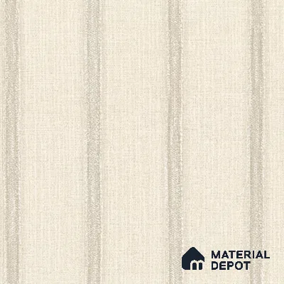 88546-1 | Cream Metallic Pinstripe PVC Patterned Wallpaper - 5 Meter x 42 Inch, 57.41 Sq. Ft. (Min. 15% Wastage)