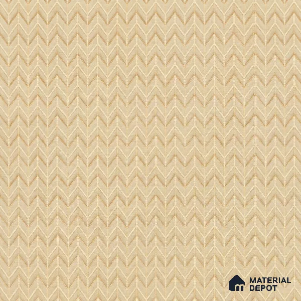 OR04-7 | Golden Beige Herringbone PVC Patterned Wallpaper - 5 Meter x 42 Inch, 57 Sq. Ft. (Min. 15% Wastage)