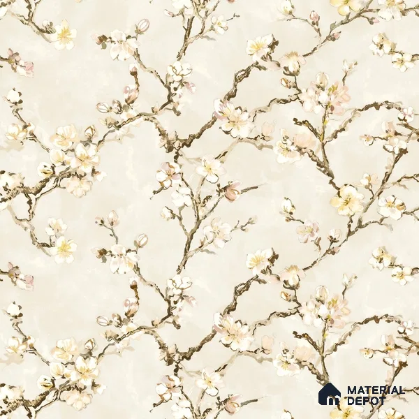 OR05-2 | 5 Meter x 42 Inch PVC Florals Look Wallpaper - 57 Sq. Ft. | Minimum 15% wastage during installation
