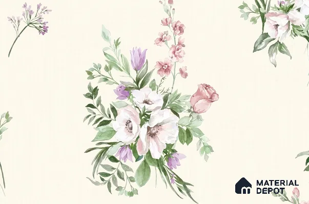 81403-2 | 5 Meter x 42 Inch  Florals Look Wallpaper - 57 Sq. Ft.