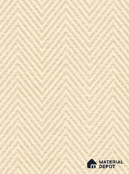 81404-2 | Warm Beige Herringbone Weave Patterned Wallpaper - 5 Meter x 42 Inch, 57 Sq. Ft.