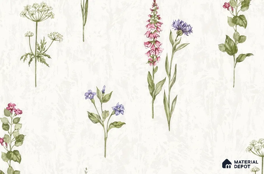 81399-1 | 5 Meter x 42 Inch  Florals Look Wallpaper - 57 Sq. Ft.