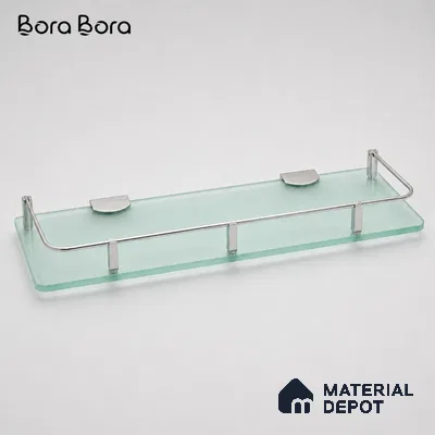 Glass Shelf 9005-GS 615 Swan 6x15 Chrome Finish SS 304 | 5 Years Warranty
