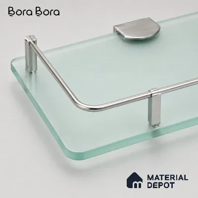 Glass Shelf 9005-GS 615 Swan 6x15 Chrome Finish SS 304 | 5 Years Warranty