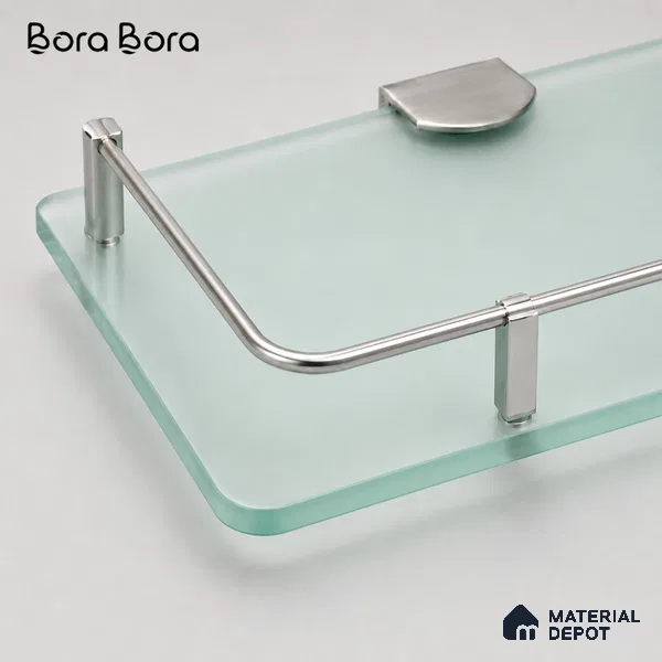 Glass Shelf 9005-GS 615 Swan 6x15 Chrome Finish SS 304 | 5 Years Warranty