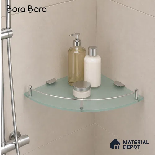 Glass Corner 9001-GC 1212 Swan Chrome Finish SS 304 | 5 Years Warranty
