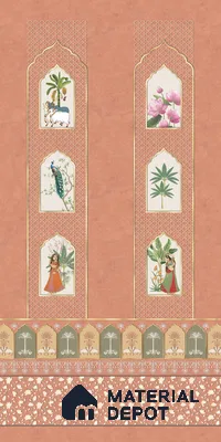 Rang Mahal LM 25876 8 ft x 4 ft Texture Finish Digital Laminate - 1 mm | Suitable for Bedroom, Feature Wall, Wardrobe
