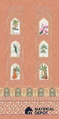 Rang Mahal LM 25876 8 ft x 4 ft Texture Finish Digital Laminate - 1 mm | Suitable for Bedroom, Feature Wall, Wardrobe