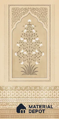 Desert Flora LM 25877 8 ft x 4 ft Texture Finish Digital Laminate - 1 mm | Suitable for Bedroom, Feature Wall, Wardrobe