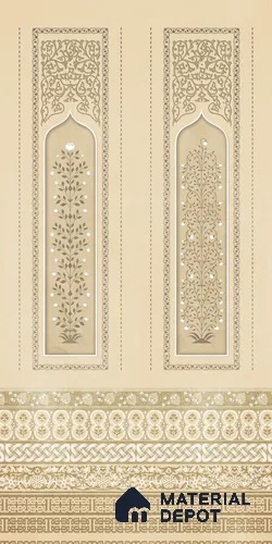 Desert Bloom LM 25878 8 ft x 4 ft Texture Finish Digital Laminate - 1 mm | Suitable for Bedroom, Feature Wall, Wardrobe