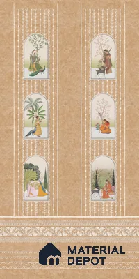 Sakhi Saheli LM 25880 8 ft x 4 ft Texture Finish Digital Laminate - 1 mm | Suitable for Bedroom, Feature Wall, Wardrobe
