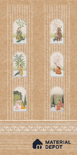 Sakhi Saheli LM 25880 8 ft x 4 ft Texture Finish Digital Laminate - 1 mm | Suitable for Bedroom, Feature Wall, Wardrobe
