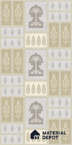 Virasat LM 25882 8 ft x 4 ft Texture Finish Digital Laminate - 1 mm | Suitable for Bedroom, Feature Wall, Wardrobe
