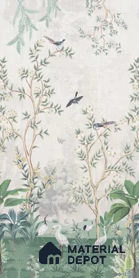 Jeevan Vatika LM 25893 8 ft x 4 ft Texture Finish Digital Laminate - 1 mm | Suitable for Bedroom, Feature Wall, Wardrobe