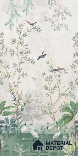 Jeevan Vatika LM 25893 8 ft x 4 ft Texture Finish Digital Laminate - 1 mm | Suitable for Bedroom, Feature Wall, Wardrobe