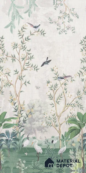 Jeevan Vatika LM 25893 8 ft x 4 ft Texture Finish Digital Laminate - 1 mm | Suitable for Bedroom, Feature Wall, Wardrobe