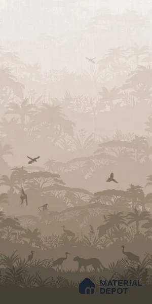 Jungle Mist LM 25895 8 ft x 4 ft Texture Finish Digital Laminate - 1 mm | Suitable for Bedroom, Feature Wall, Wardrobe