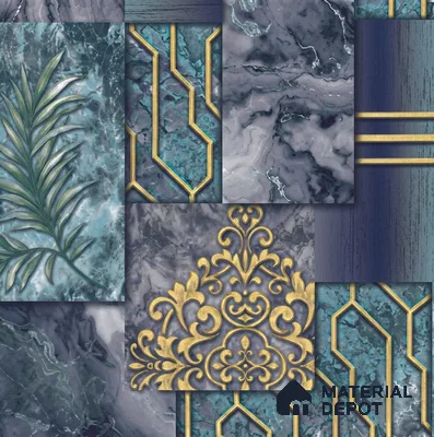 AA101005 | 9.5 Meter x 21 Inch PVC Patterned Look Wallpaper - 55 Sq. Ft. | Minimum 15% wastage during installation
