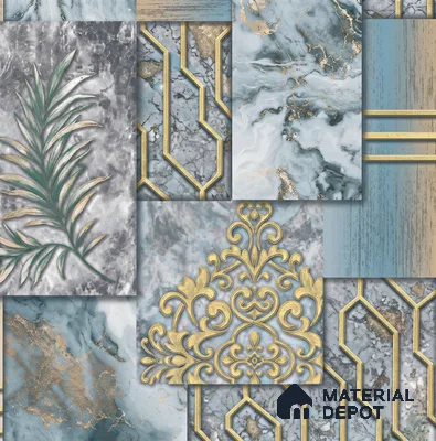 AA101003 | 9.5 Meter x 21 Inch PVC Patterned Look Wallpaper - 55 Sq. Ft. | Minimum 15% wastage during installation