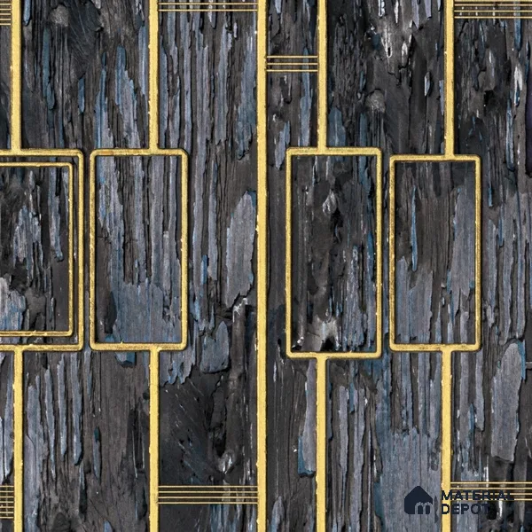 AA100808 | 9.5 Meter x 21 Inch PVC Patterned Look Wallpaper - 55 Sq. Ft. | Minimum 15% wastage during installation