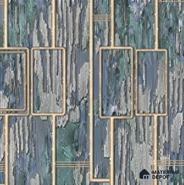 AA100807 | 9.5 Meter x 21 Inch PVC Patterned Look Wallpaper - 55 Sq. Ft. | Minimum 15% wastage during installation