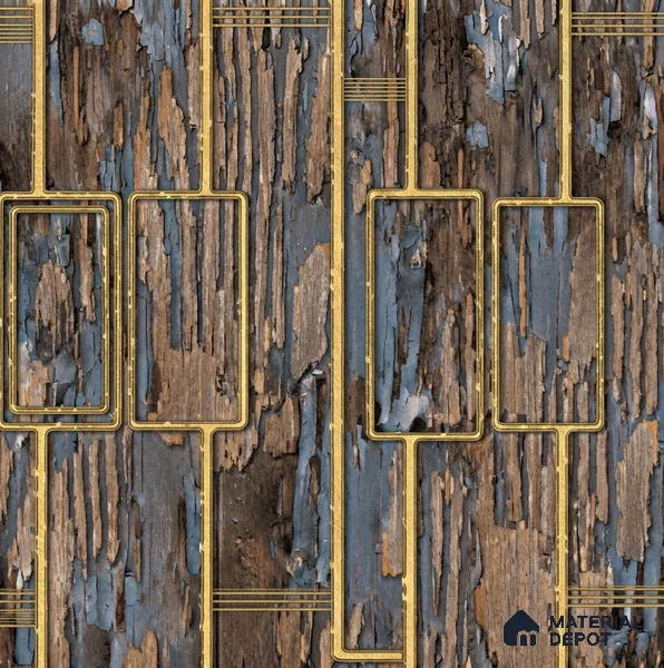 AA100803 | 9.5 Meter x 21 Inch PVC Patterned Look Wallpaper - 55 Sq. Ft. | Minimum 15% wastage during installation