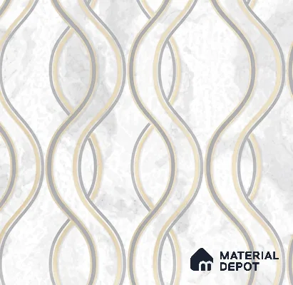 AA100908 | 9.5 Meter x 21 Inch PVC Patterned Look Wallpaper - 55 Sq. Ft. | Minimum 15% wastage during installation