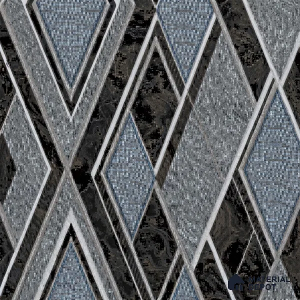 AA100107 | 9.5 Meter x 21 Inch PVC Geometric Look Wallpaper - 55 Sq. Ft. | Minimum 15% wastage during installation
