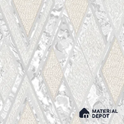 AA100101 | 9.5 Meter x 21 Inch PVC Geometric Look Wallpaper - 55 Sq. Ft. | Minimum 15% wastage during installation